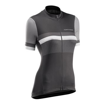 Picture of NORTHWAVE - ORIGIN WOMAN JERSEY SS BLACK